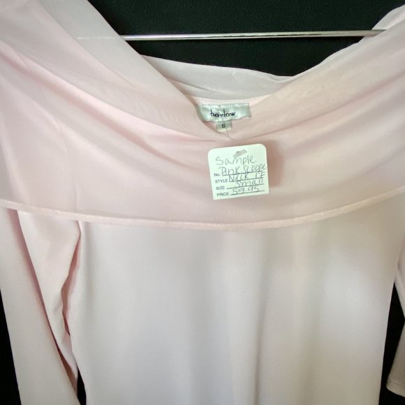 NWT Harlow pink scoop neck blouse - Picture 2 of 4